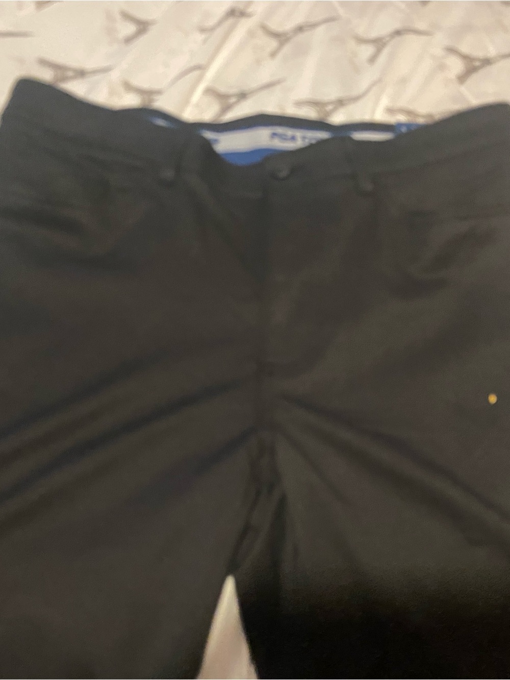 PGA Tour Men's Flat Front Pants in Black - Picture 4 of 4